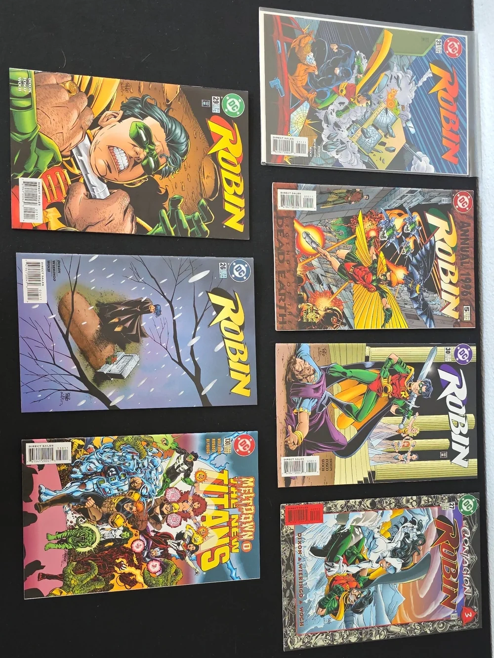 DC Comic Books- Robin Set Of 7